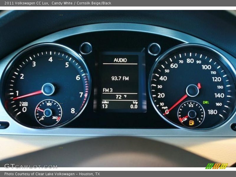  2011 CC Lux Lux Gauges