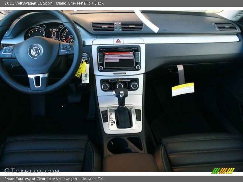 Island Gray Metallic / Black 2011 Volkswagen CC Sport