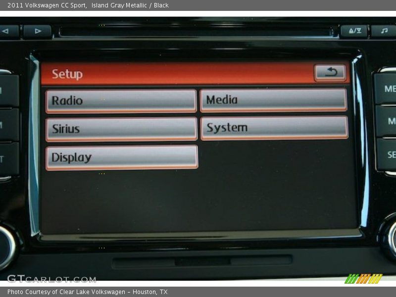 Island Gray Metallic / Black 2011 Volkswagen CC Sport