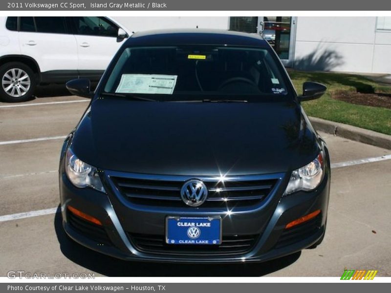 Island Gray Metallic / Black 2011 Volkswagen CC Sport