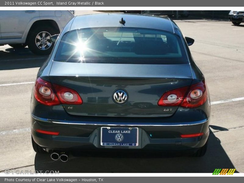 Island Gray Metallic / Black 2011 Volkswagen CC Sport