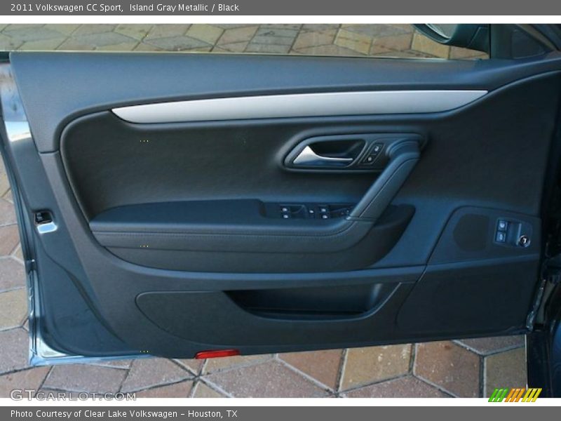 Island Gray Metallic / Black 2011 Volkswagen CC Sport