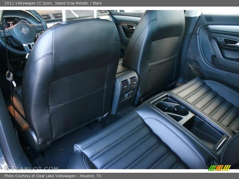 Island Gray Metallic / Black 2011 Volkswagen CC Sport
