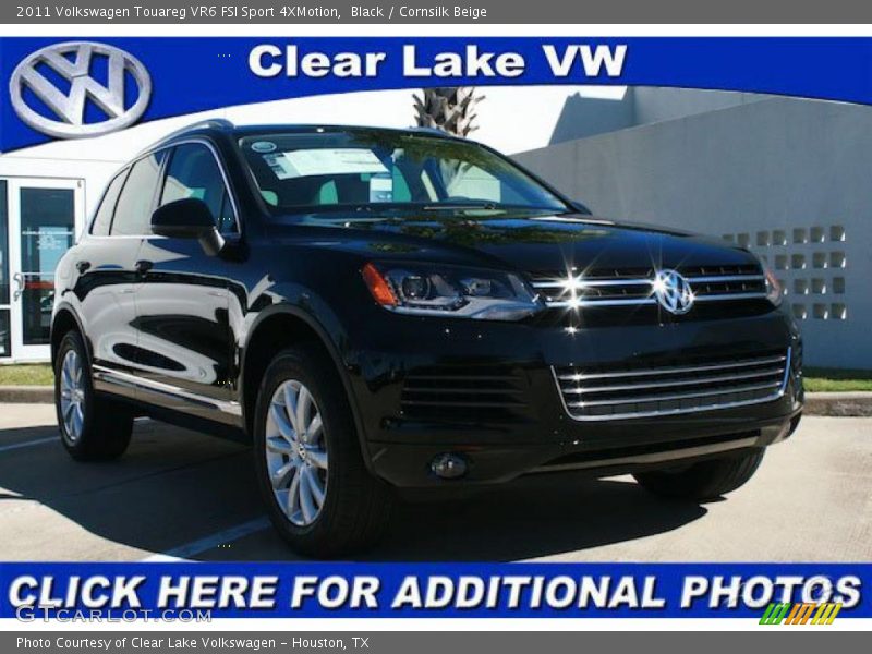 Black / Cornsilk Beige 2011 Volkswagen Touareg VR6 FSI Sport 4XMotion