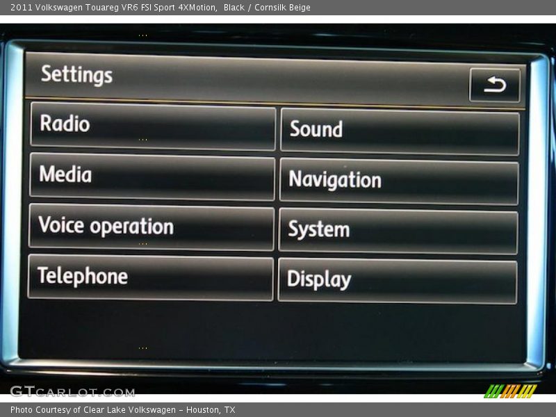 Navigation of 2011 Touareg VR6 FSI Sport 4XMotion