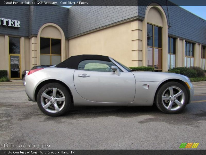 Cool Silver / Ebony 2008 Pontiac Solstice GXP Roadster