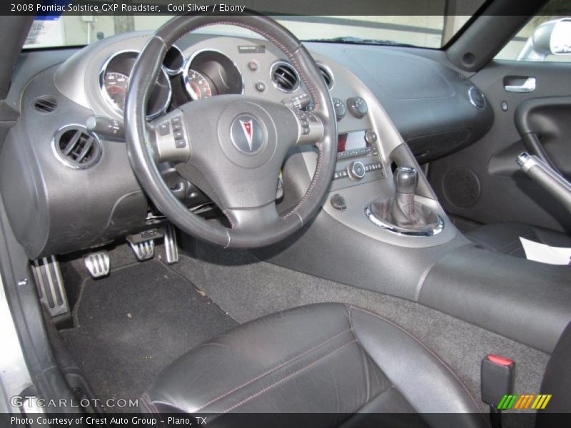 Dashboard of 2008 Solstice GXP Roadster