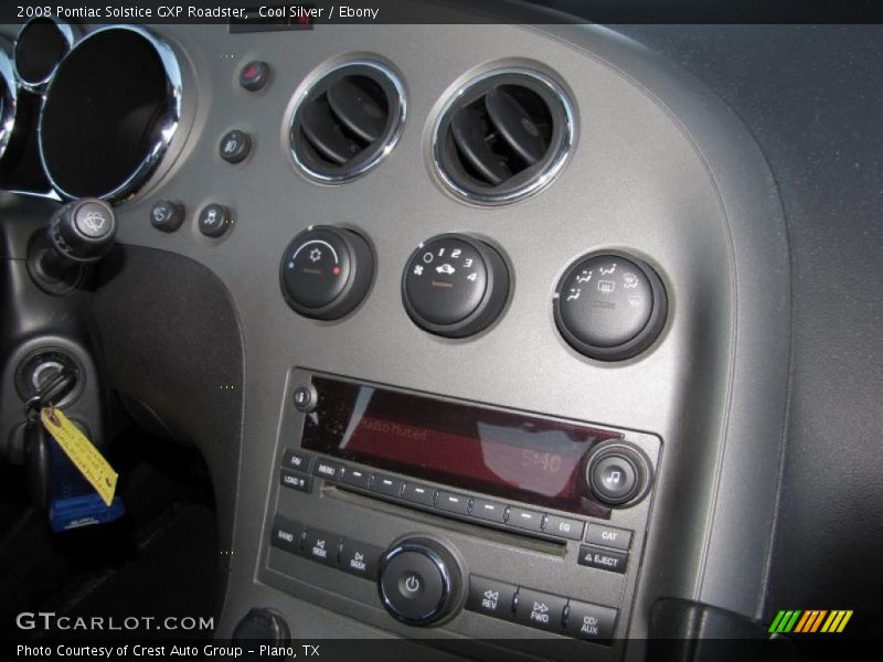 Cool Silver / Ebony 2008 Pontiac Solstice GXP Roadster