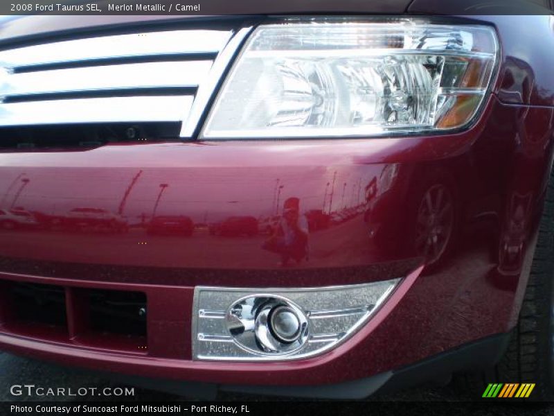 Merlot Metallic / Camel 2008 Ford Taurus SEL