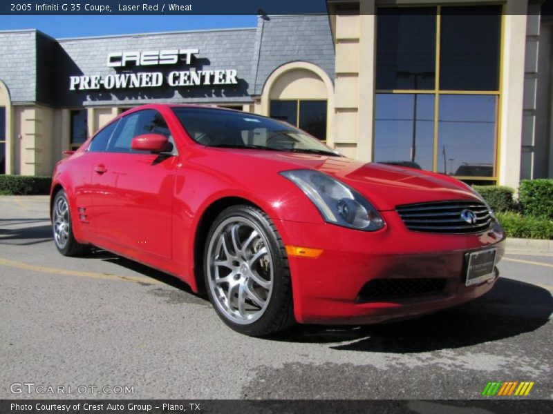  2005 G 35 Coupe Laser Red