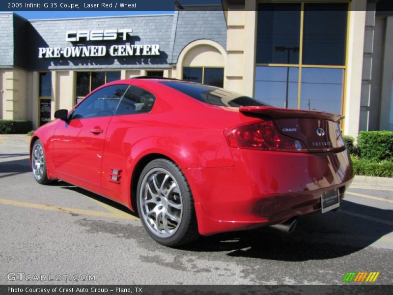 Laser Red / Wheat 2005 Infiniti G 35 Coupe