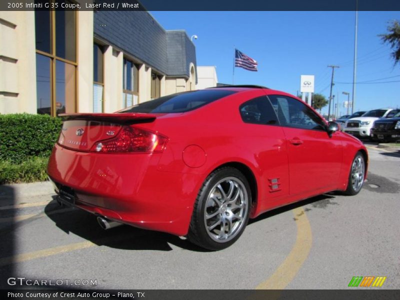  2005 G 35 Coupe Laser Red