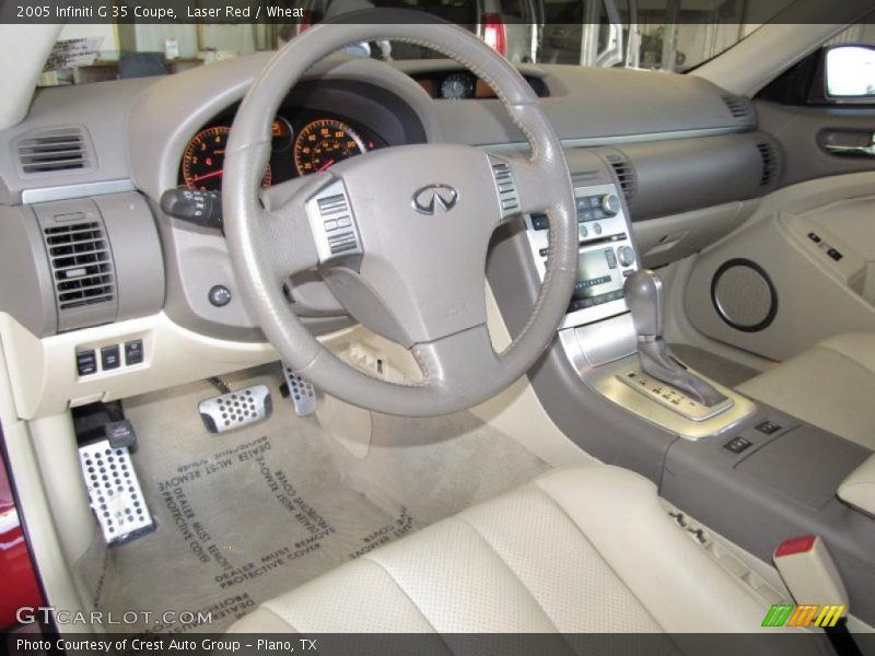 Laser Red / Wheat 2005 Infiniti G 35 Coupe