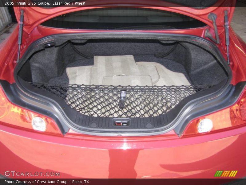  2005 G 35 Coupe Trunk