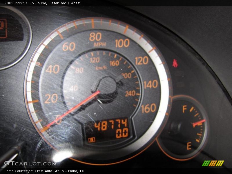 Laser Red / Wheat 2005 Infiniti G 35 Coupe