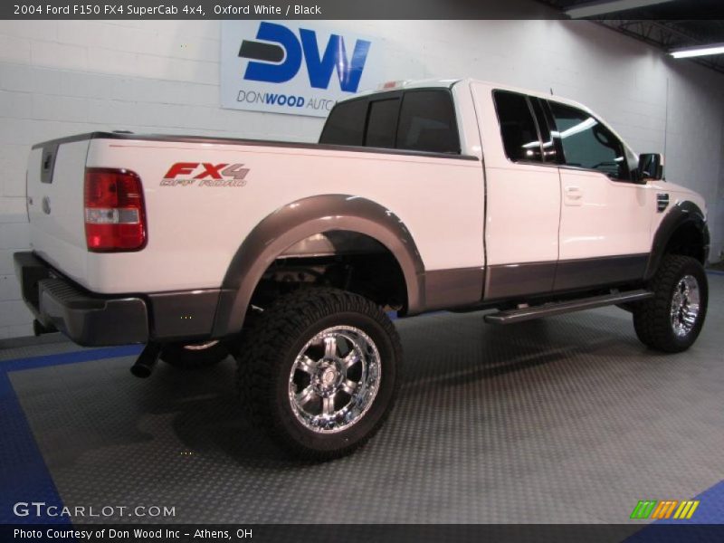 Oxford White / Black 2004 Ford F150 FX4 SuperCab 4x4