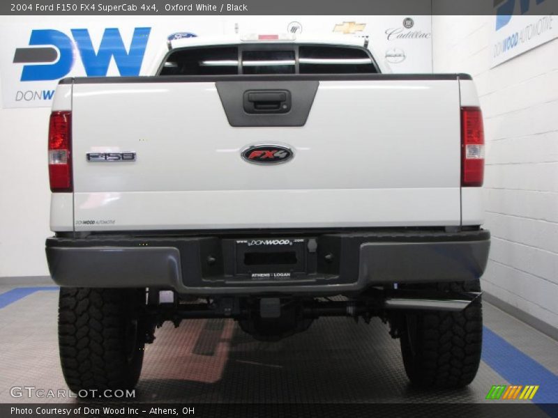 Oxford White / Black 2004 Ford F150 FX4 SuperCab 4x4