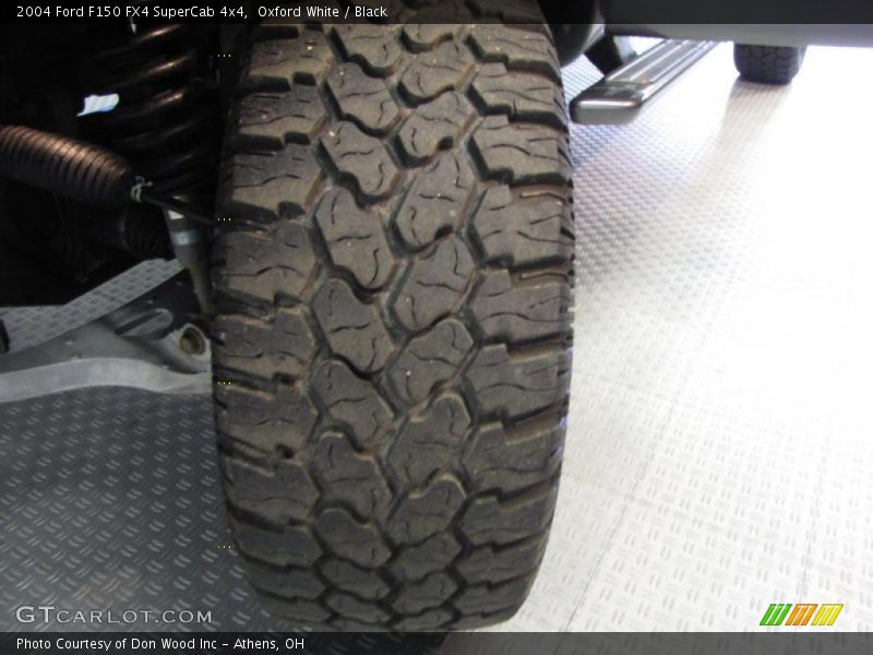 Oxford White / Black 2004 Ford F150 FX4 SuperCab 4x4