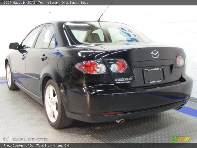 Onyx Black / Beige 2007 Mazda MAZDA6 i Touring Sedan