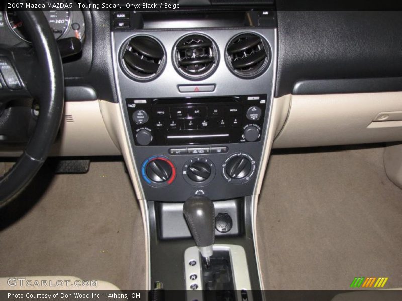 Onyx Black / Beige 2007 Mazda MAZDA6 i Touring Sedan