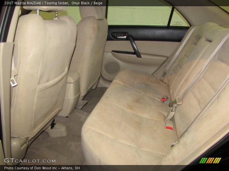 Onyx Black / Beige 2007 Mazda MAZDA6 i Touring Sedan