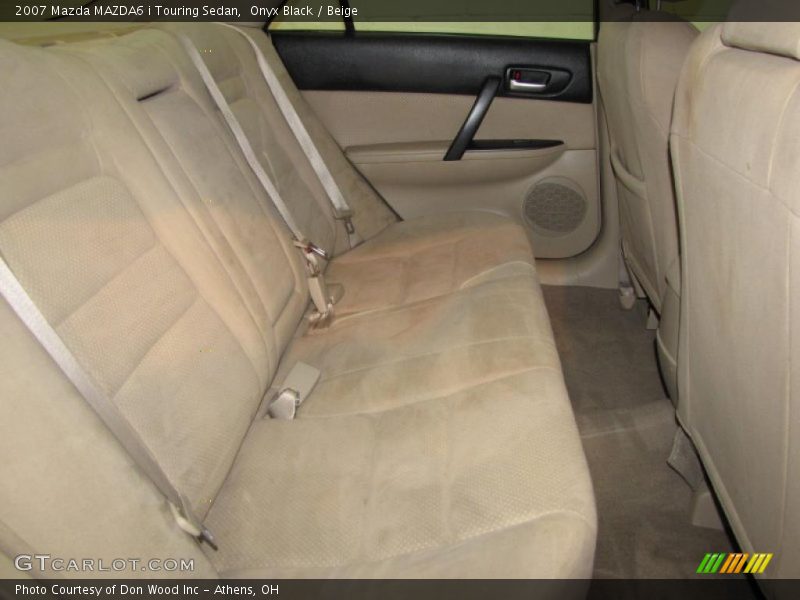 Onyx Black / Beige 2007 Mazda MAZDA6 i Touring Sedan