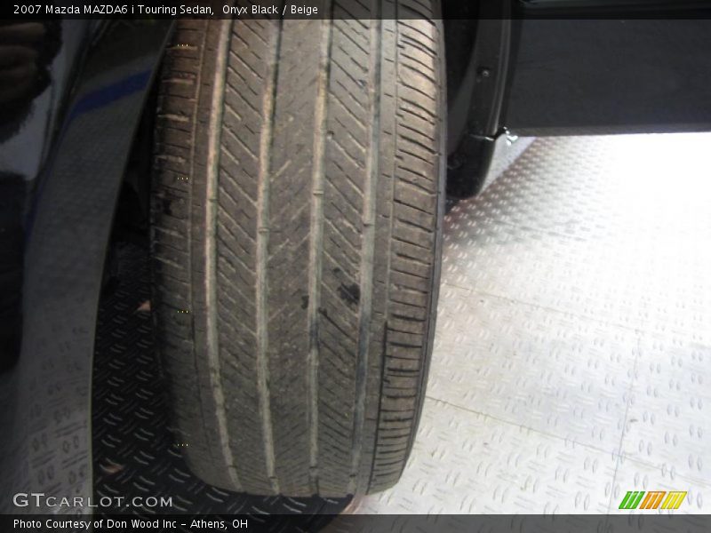 Onyx Black / Beige 2007 Mazda MAZDA6 i Touring Sedan