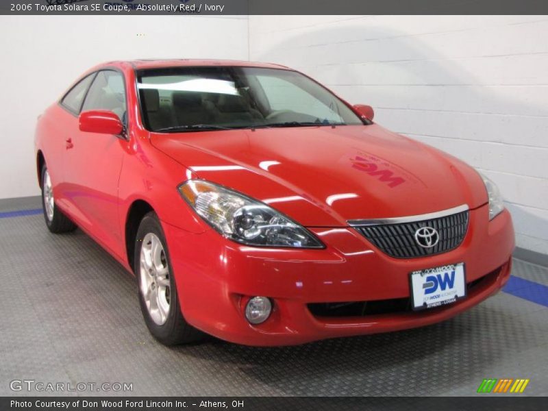 Absolutely Red / Ivory 2006 Toyota Solara SE Coupe