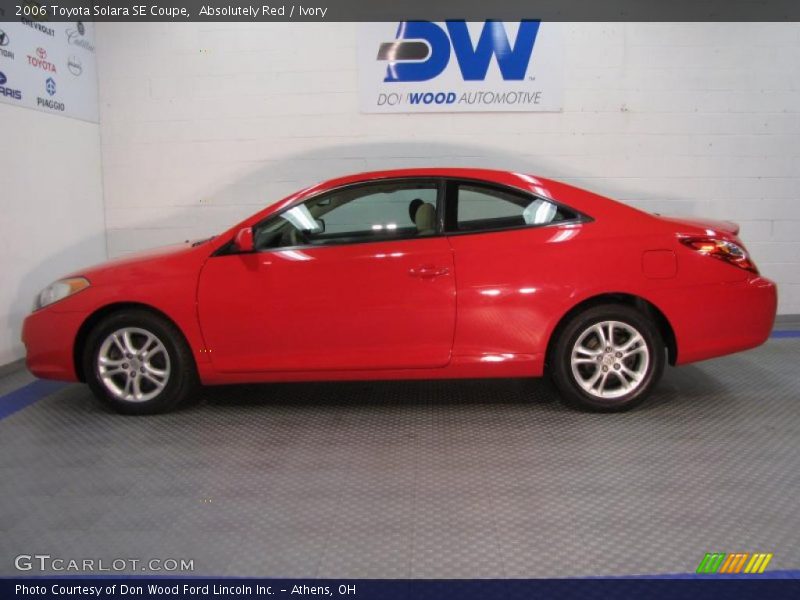 Absolutely Red / Ivory 2006 Toyota Solara SE Coupe
