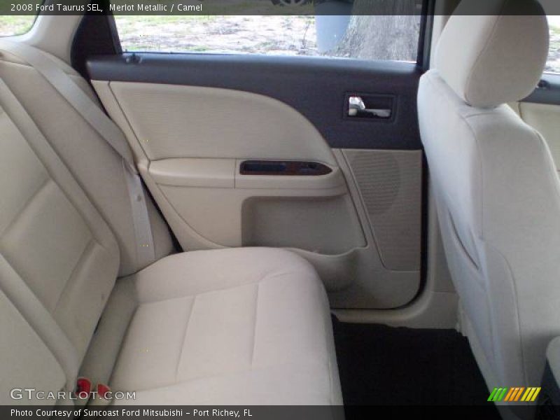Merlot Metallic / Camel 2008 Ford Taurus SEL
