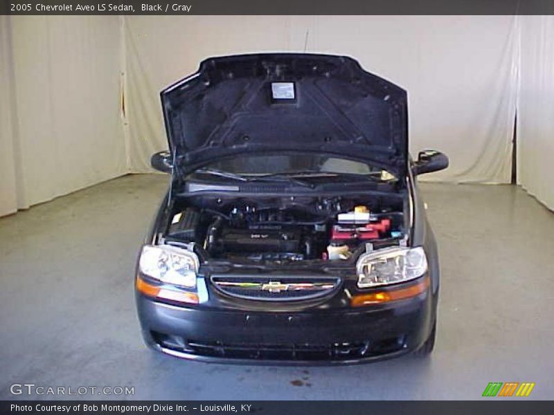Black / Gray 2005 Chevrolet Aveo LS Sedan