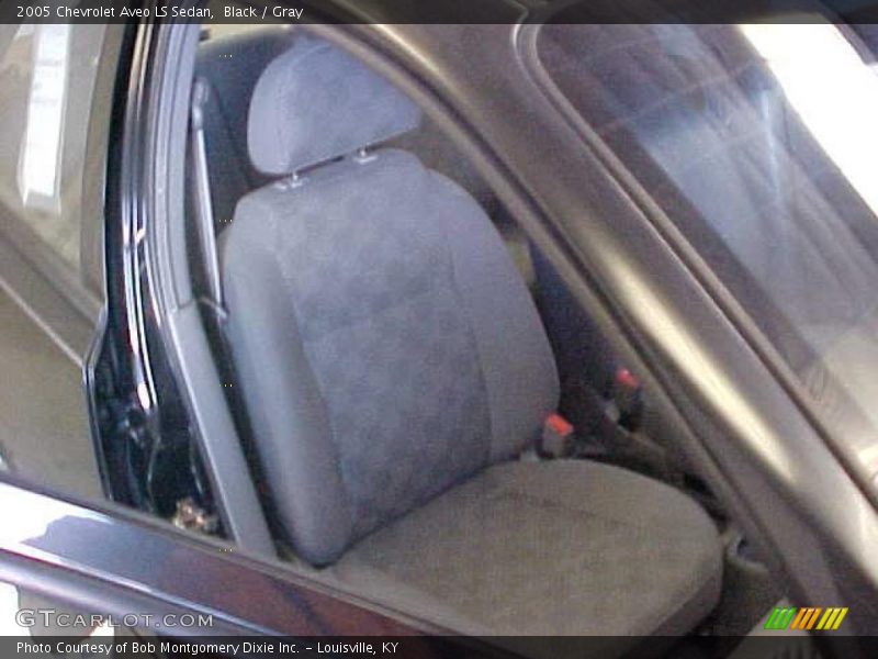 Black / Gray 2005 Chevrolet Aveo LS Sedan