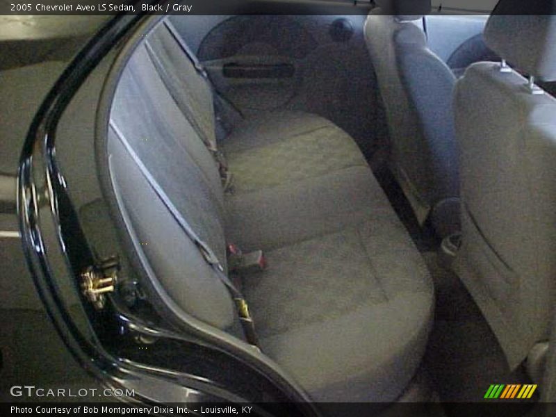 Black / Gray 2005 Chevrolet Aveo LS Sedan