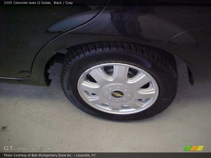 Black / Gray 2005 Chevrolet Aveo LS Sedan