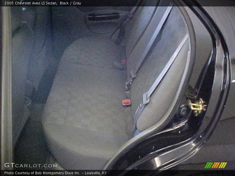 Black / Gray 2005 Chevrolet Aveo LS Sedan