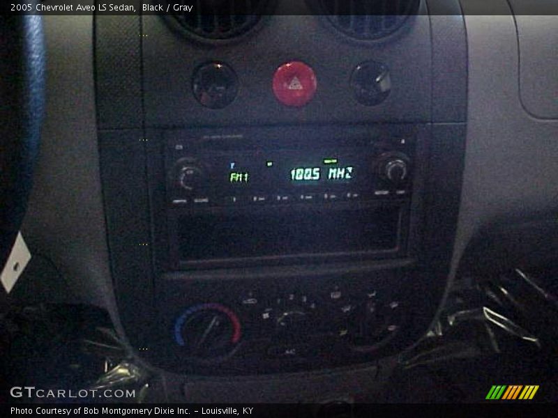 Black / Gray 2005 Chevrolet Aveo LS Sedan