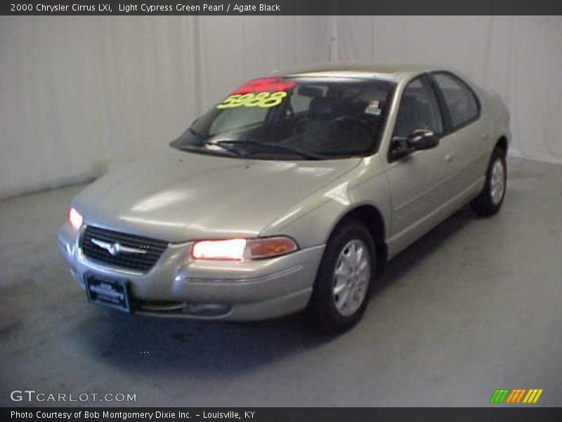 Light Cypress Green Pearl / Agate Black 2000 Chrysler Cirrus LXi