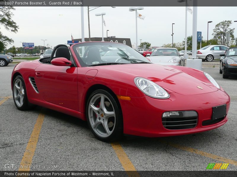 Guards Red / Black 2007 Porsche Boxster S