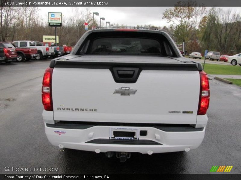 Summit White / Ebony 2008 Chevrolet Avalanche LTZ 4x4