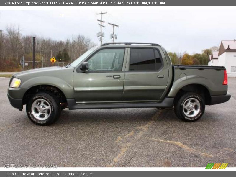 Estate Green Metallic / Medium Dark Flint/Dark Flint 2004 Ford Explorer Sport Trac XLT 4x4