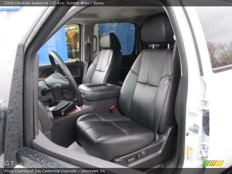 Summit White / Ebony 2008 Chevrolet Avalanche LTZ 4x4