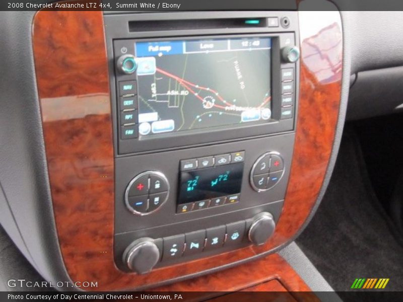 Summit White / Ebony 2008 Chevrolet Avalanche LTZ 4x4
