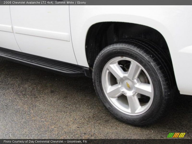 Summit White / Ebony 2008 Chevrolet Avalanche LTZ 4x4