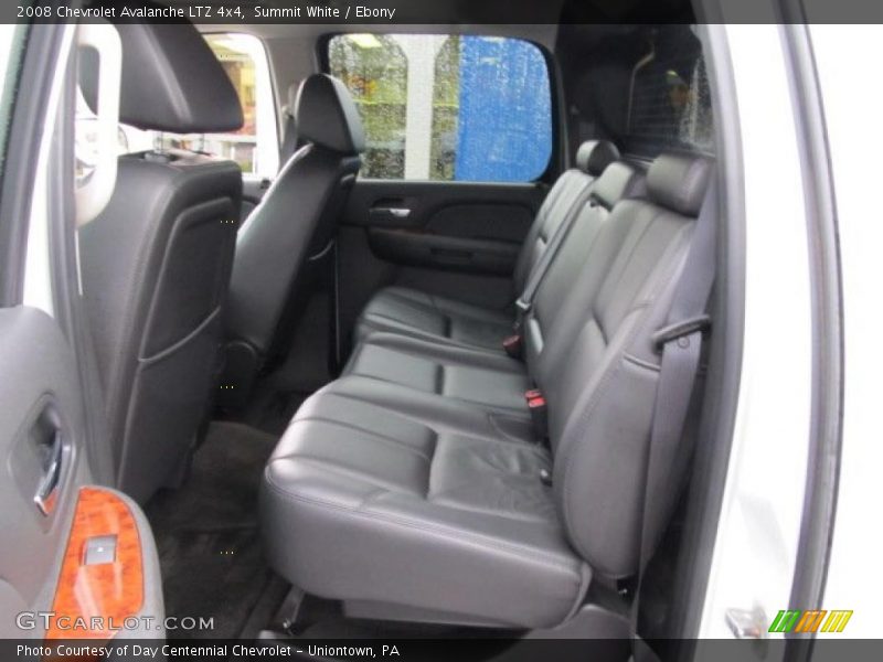 Summit White / Ebony 2008 Chevrolet Avalanche LTZ 4x4