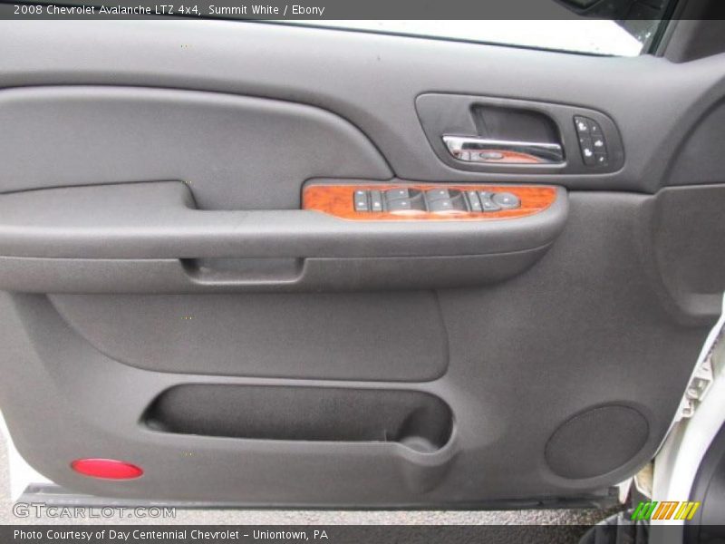 Summit White / Ebony 2008 Chevrolet Avalanche LTZ 4x4