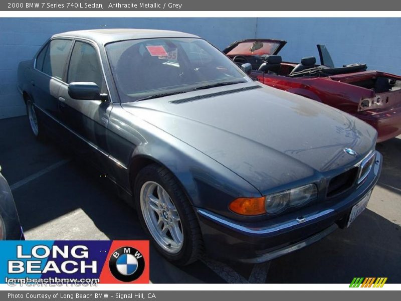 Anthracite Metallic / Grey 2000 BMW 7 Series 740iL Sedan