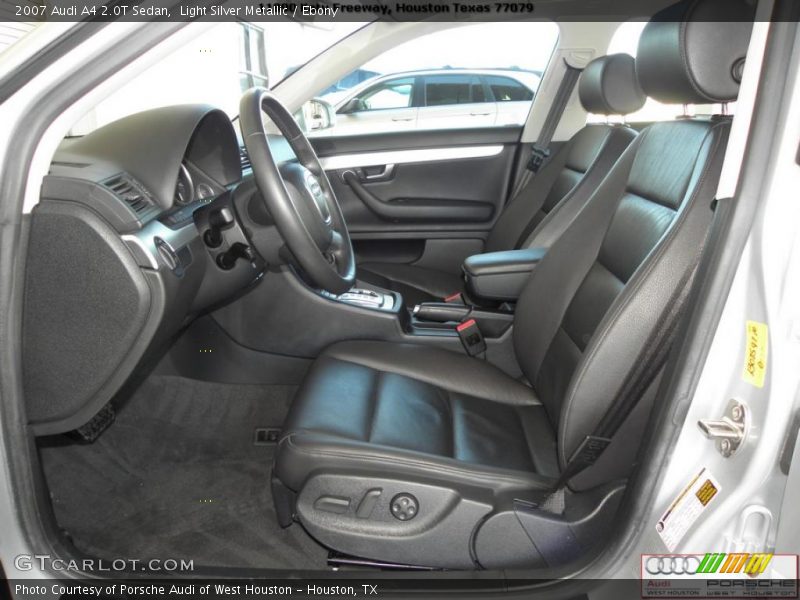 Light Silver Metallic / Ebony 2007 Audi A4 2.0T Sedan