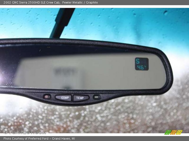 Pewter Metallic / Graphite 2002 GMC Sierra 2500HD SLE Crew Cab