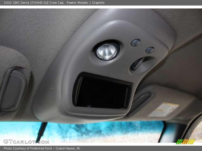 Pewter Metallic / Graphite 2002 GMC Sierra 2500HD SLE Crew Cab