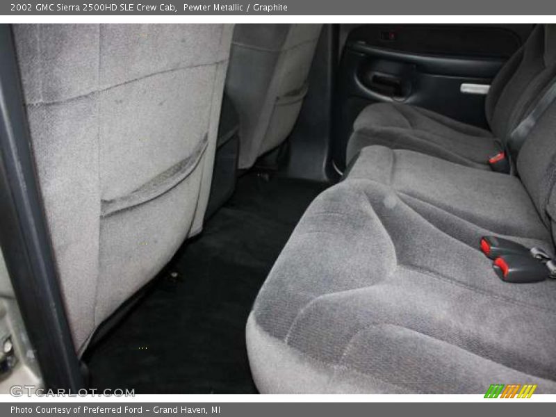 Pewter Metallic / Graphite 2002 GMC Sierra 2500HD SLE Crew Cab